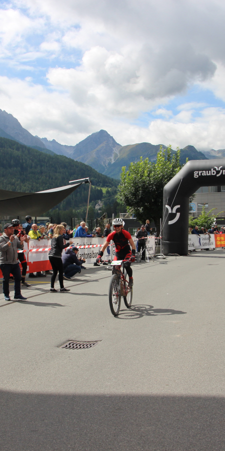 In the finish area on the Stradun.