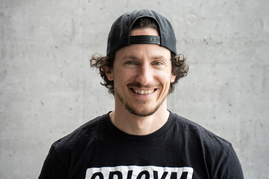 Arno Galmarini vom Origym Arno Galmarini vom Origym unterstützt den Nationalpark Bike-Marathon