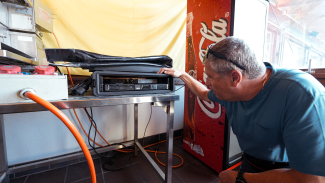 Matthias Feldmann Riedel beim Nationalpark Bike-Marathon