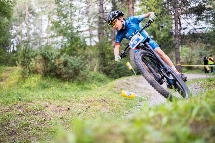 Der Rundkurs beim Kids Race führt durch einen attraktiven Wald-Trail. Bild: Dominik Täuber. Der Rundkurs beim Kids Race führt durch einen attraktiven Wald-Trail. Bild: Dominik Täuber.