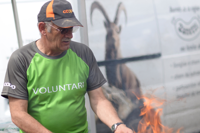 Voluntari beim Nationalpark Bike-Marathon.