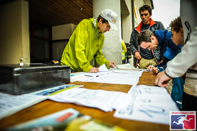 Voluntari beim Nationalpark Bike-Marathon.